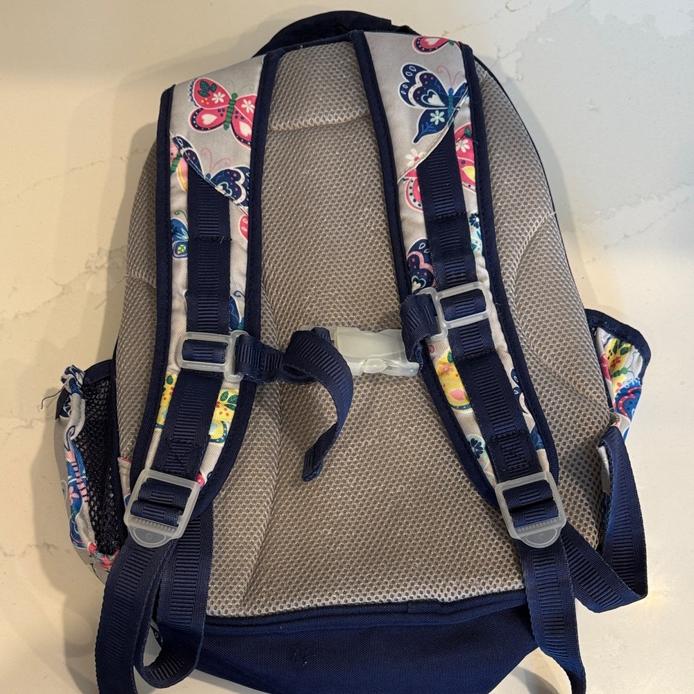 Pottery Barn Kids Butterfly Backpack - Multicolor and Navy - Picture 2 of 4